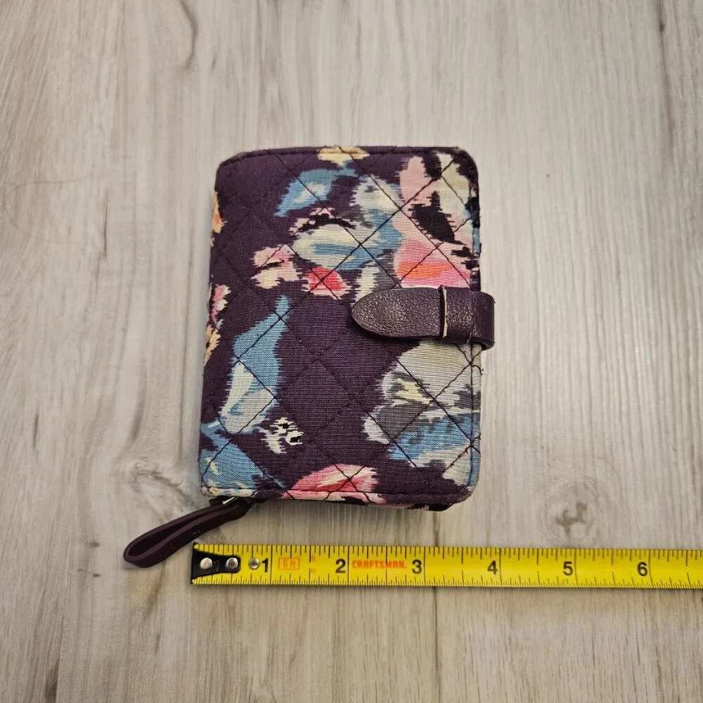 Vera Bradley Indiana Rose RFID Small Wallet - Retired - Picture 7 of 8
